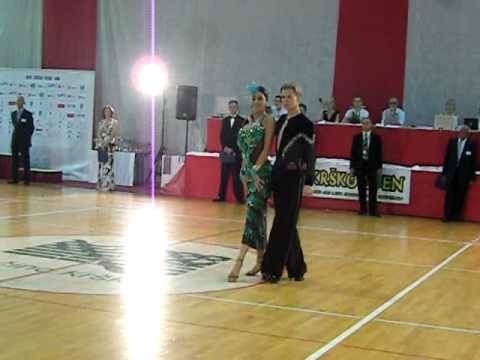 KRŠKO OPEN 2011. IDSF International LA. Ilya Chubanov - Anastasia Ribalko, Russia