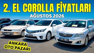 2. EL TOYOTA COROLLA FİYATLARI - Ağustos 2026 | Oto Pazarı İkinci El C