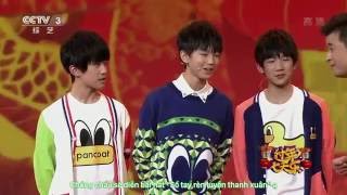 [Reup] Vietsub TFBoys đi ăn ké,xin lì xì vào đêm Tất Niên.