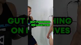 Laxative Gut Punch Experiment! #science  #sports #boxing