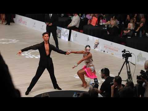 Vladyslav Tsykhanovskyi & Veronika Tsikhanovska, GER - Belgrade Latin GrandSlam 2024, 1/4 Final, CCC