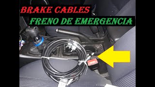 How Replace Parking Brake Cable Mazda / Como Cambiar Cable de Freno de Emergencia