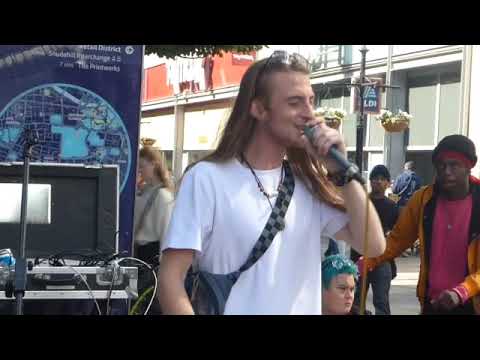 VINTAGE REGGAE MIX BY RYAN O'NEILL OF RUFF TRADE  BUSKING IN MANCHESTER  06/09/2024