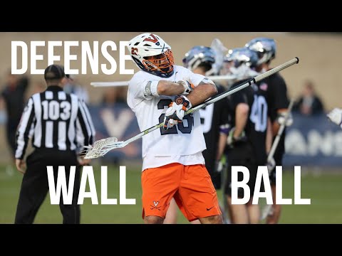 Defense Lacrosse Wall Ball Routine