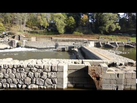 Zmizelá Vltava - Jez Doubrava nad Vltavou 24.10.2015