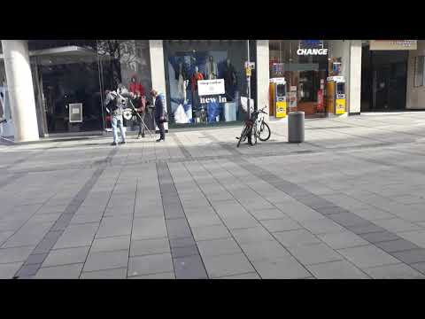 Corona in München  - Marienplatz