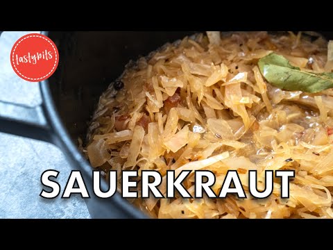 How To Make Sauerkraut "German Style" - easy and delicious recipe!