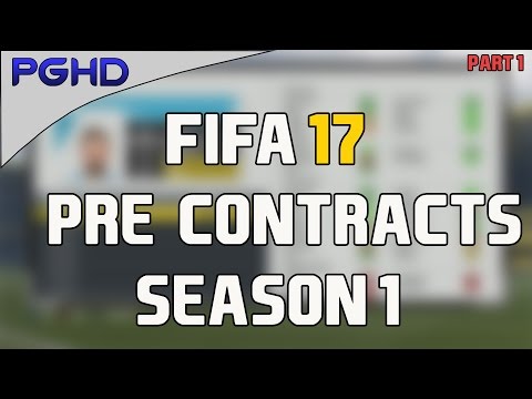 FIFA 17 CAREER MODE - 1ST SEASON PRE-CONTRACT PLAYERS! (PART 1/4)