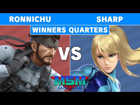 MSM Online 42 - Ronnichu (Snake) Vs. Sharp (Zero Suit Samus) Winners Quarters - Smash Ultimate