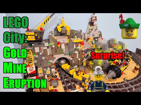 LEGO City - Gold Mine MOC Complete - 4204 8962 🥇⛏🏹