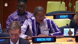 Le Burkina Faso livre sa vision en matière de consolidation de la paix, à New-York