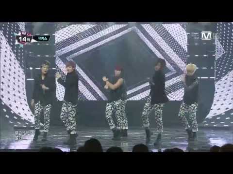 131114 U-KISS - She's Mine @ M! Countdown