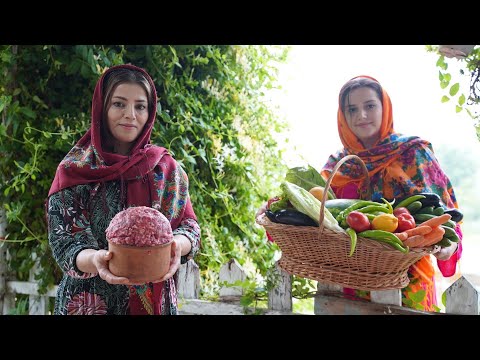 Meatball Stew and Pilaf Cooked With Fresh Minced Beef Meat & Veggies ♧ Village Cooking