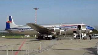 preview picture of video 'Douglas DC 6b 100 Jahre Flughafen Hamburg 24.09.2011'