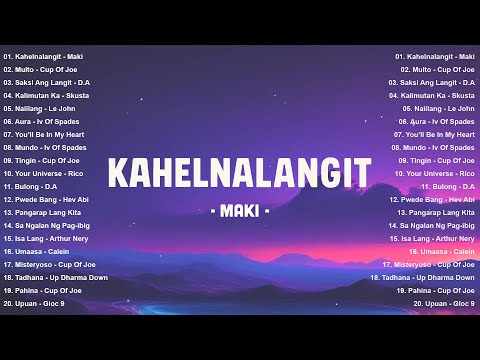 Kahel na langit - Maki, Multo  | Best New Tagalog Love Songs 2025 - Hot Hits OPM On Spotify