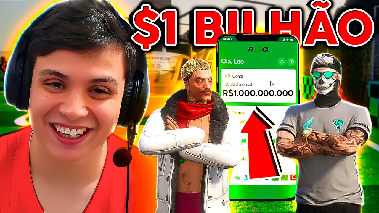 SOU O MAIS RICO da CIDADE? 😱 GTA RP (Paulinho o LOKO)