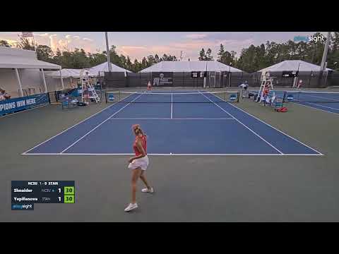Diana Shnaider v Alexandra Yepifanova - STAN v NCSU - 19.5.23
