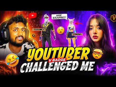 V BADGE YOUTUBER NAYAN ASSASSIN || 1VS4 CHALLENGE FOR GUILD OFFICER || #freefireindia #vbadge #1vs4