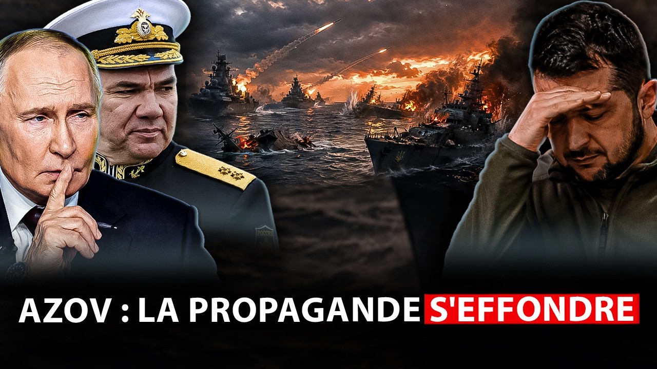 L'Ukraine gagne en mer d'Azov, les médias mensonges en action.