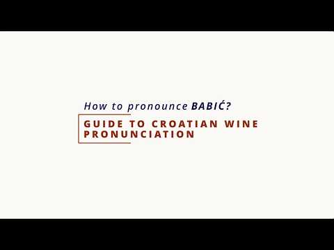 How to pronounce Babić? Baraka Winery – Babić