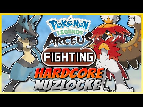 Pokémon Legends Arceus - FIGHTING type only - Hardcore Nuzlocke
