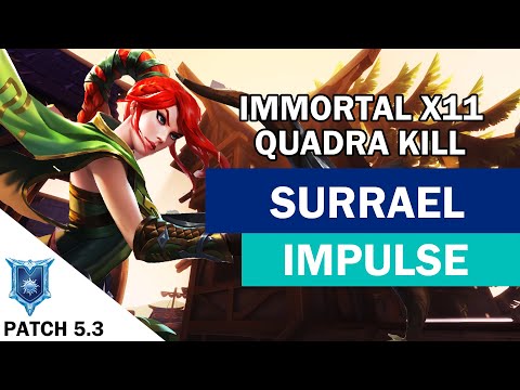 Surrael vs z1unknown Cassie Paladins Competitive (Diamond) IMPULSE - Immortal X11 - Quadra Kill