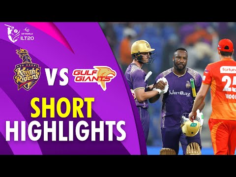 Short Highlights | Abu Dhabi Knight Riders vs Gulf Giants | Match 19 | DP World ILT20 | M3Y1U