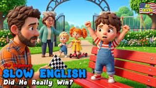 Helping Others Is Better Than Winning! | Learn English with Family (A1