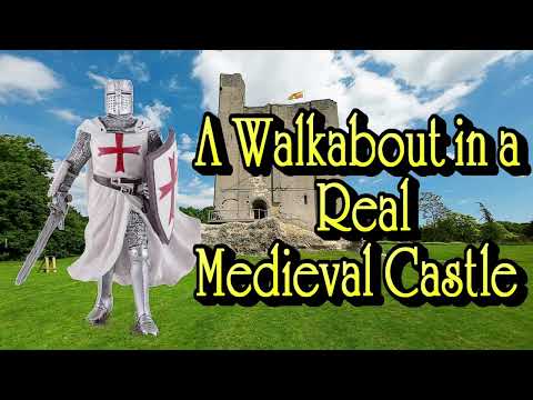 A WALKABOUT OF A 12th CENTURY MEDIEVAL CASTLE AND VILLAGE
