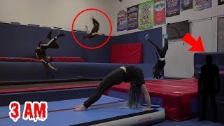 DON&#39;T DO GYMNASTICS AT 3AM!! (SCARY)