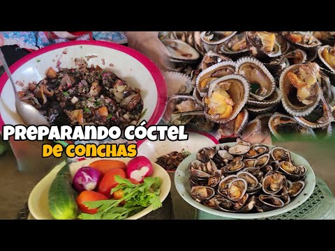 Cóctel de conchas negras