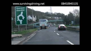 preview picture of video 'Positioning - Briton Ferry roundabout - A48 to Old road'
