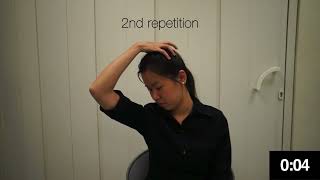 NUHS Physiotherapy - Levator Scapulae Stretch