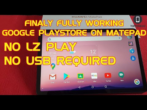 How to install Google Playstore Huawei Matepad 10.4 or Any Huawei Device No LZ Play No USB Required