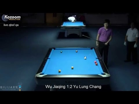 Wu JIAQING vs Yu LUNG CHANG - 2014 World 9-ball Championship Last16