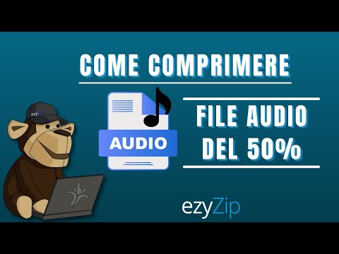 Come Ridurre la Dimensione del File Audio del 50% (Guida Semplice)