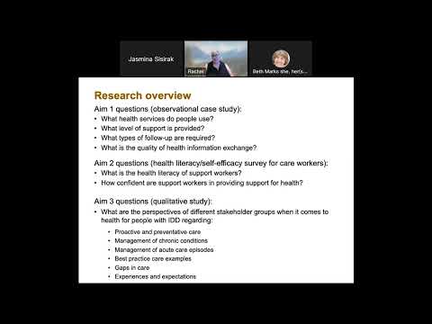 Supporting the Health of People with IDD by Improving Health Literacy