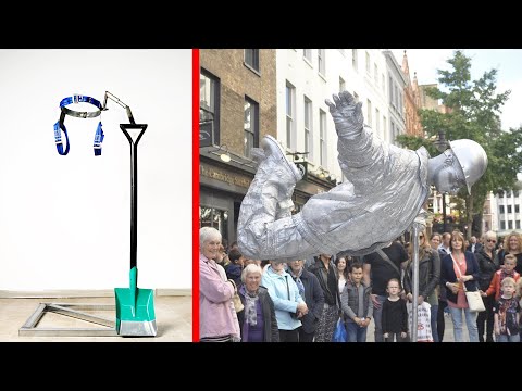 See How Street Performers Create a Levitating Illusion