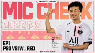 [閒聊] PSG mic check vsRED IW