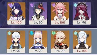 【原神】Ver.7.0B 螺旋12層 雷電キャリー＆神鶴万心で星9攻略【Genshin Impact】