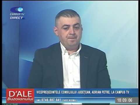 D'ALE BUZOIANULUI, 8 aprilie, invitat ADRIAN PETRE (vicepresedinte Cons. Jud. Buzău)