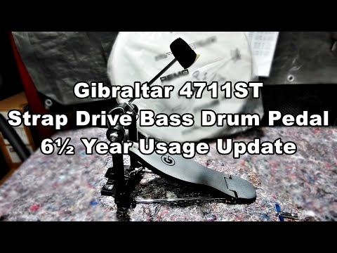 Gibraltar 4711ST Strap Drive Bass Drum Pedal. 6½ Year Usage Update