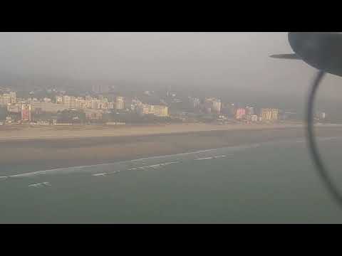 Cox'sbazar sea beach from Aeroplane.