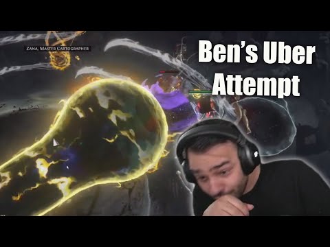 I watched Ben attempt to win the HCSSF Uber Boss Kill race in PoE Ancestors