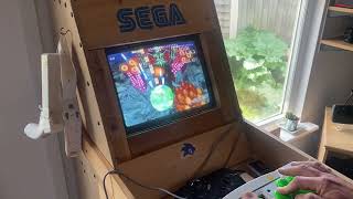 Gigawing 2 gameplay on the Sega dreamcast arcade. #sega #segadreamcast