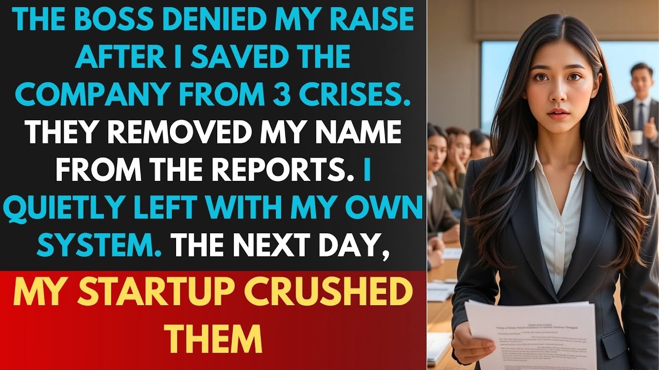 Boss Denied My Raise After I Saved The Company From 3 Crises. So I Built A Startup That Crushed Them