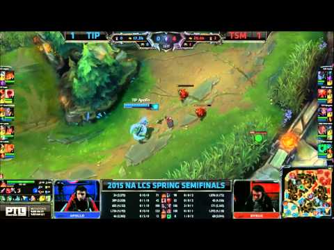 TSM vs TIP   Game 3   LCS NA Spring Playoffs   Semifinal   Team SoloMid vs Team Impulse VOD