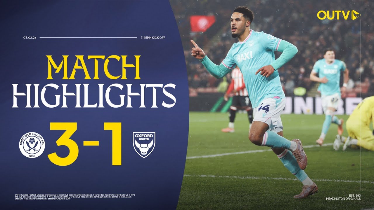 2월 04일 셰필드 유나이티드 FC VS 옥스퍼드 유나이티드 FC 하이라이트