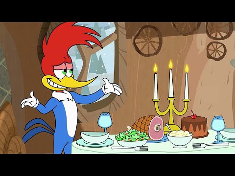 Capa de Pica-Pau | Pica-Pau organiza um jantar romântico | Desenhos Animados em Português