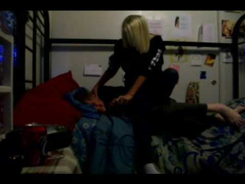 Older brother gets beat up by little sister. ▶0:36